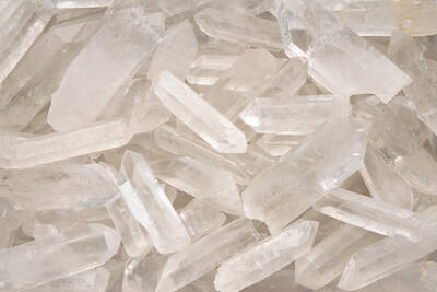 Rock Crystal Points 5 - 10 cm