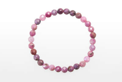 Ruby A/B Bead Faceted