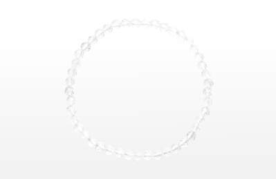 Rock Crystal Bead Faceted