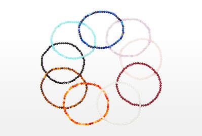 MIX Bracelets Faceted 3 mm Variant 1