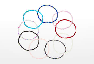 MIX Bracelets Faceted 3 mm Variant 2