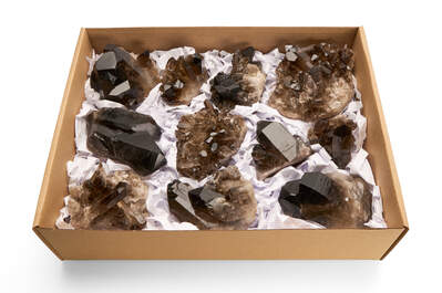 Smoky Quartz Druse Box
