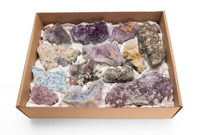 Amethyst Calcite Box