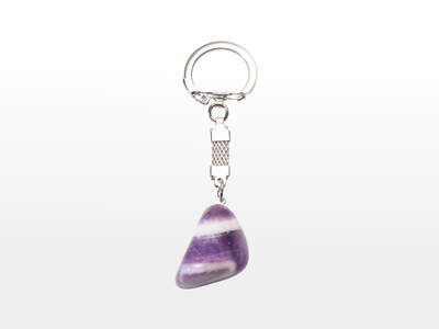 Amethyst Malawi Key Ring