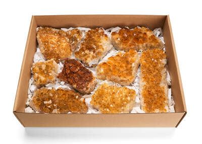 Citrine Druse Box