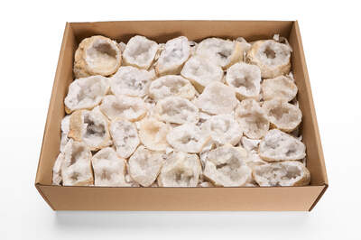 Rock Crystal Geodes Box