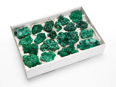Malachite Specimen Box