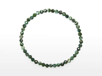 Seraphinite Bead Faceted