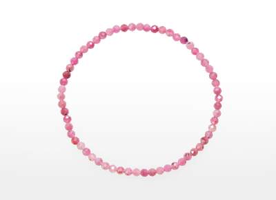 Rubellite Bead Faceted