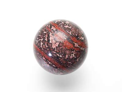 Jasper Leopard Sphere