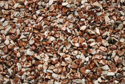 Garnet Grossular Matrix Orange