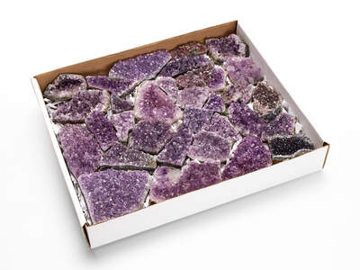 Sada ametyst drúza Uruguay