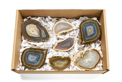 Agate Half Natur Box