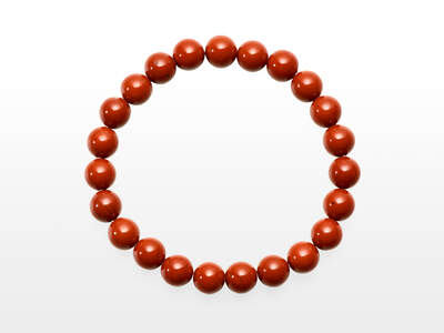 Jaspis červený kulička