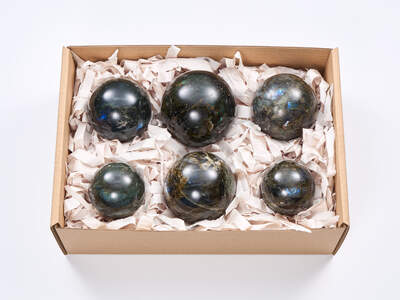 Labradorite B Sphere Box