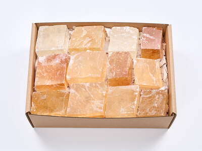 Calcite Yellow Crystal Box