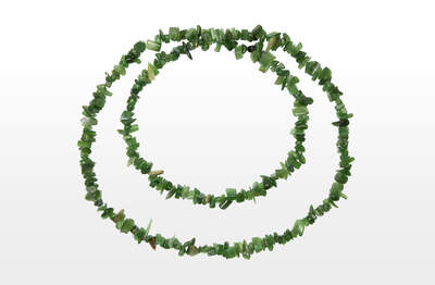 Nephrite Necklace Chips Long