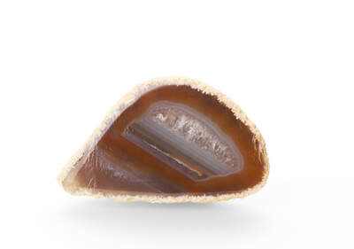 Agate Half Natur