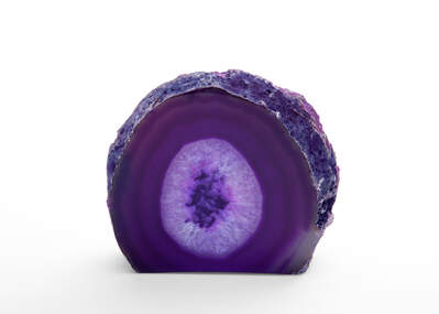 Achát chleba fialový