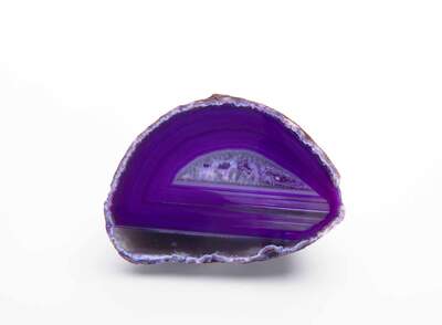 Achát půlky fialové