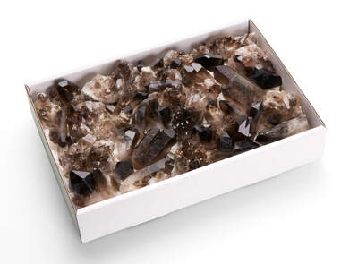 Smoky Quartz Druse Box