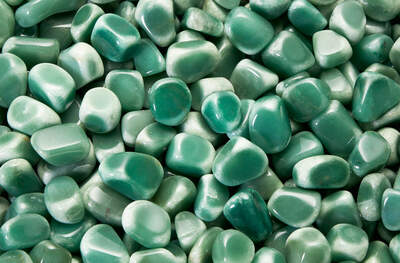 Aventurine Green-White