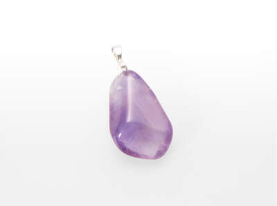 Amethyst Tumbled Pendant