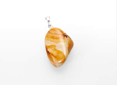 Limnoquartzite Tumbled Pendant