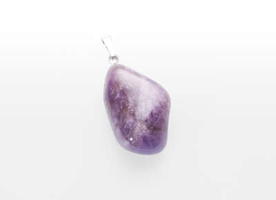 Amethyst Lavender Malawi Tumbled Pendant