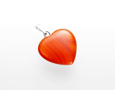 Carnelian Heart Pendant
