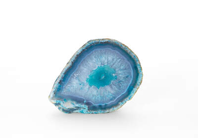 Agate Half Teal B
