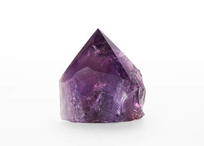 Amethyst Point Bahia Cut Base