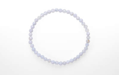 Chalcedony Bead Faceted