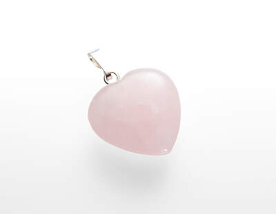 Rose Quartz Heart Pendant
