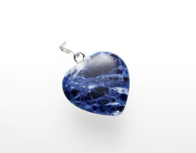 Sodalite Heart Pendant