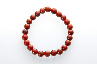Jasper Red Bead