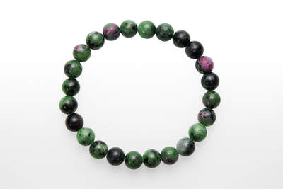 Ruby Zoisite Bead