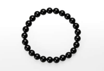 Tourmaline Black Bead for Men