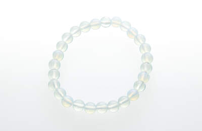 Opalite White Bead