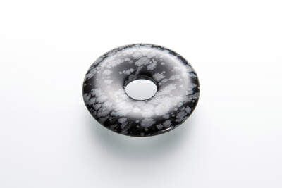 Obsidian Snowflake Donut