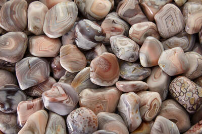 Agate Pink Botswana