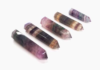 Fluorite Rainbow Point Obelisk