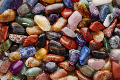 MIX Tumbled Stones M-L