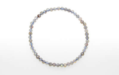 Labradorite Bead Faceted