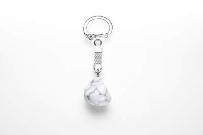 Magnesite Key Ring