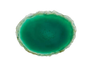 Agate Slice Green B