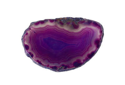 Agate Slice Purple B