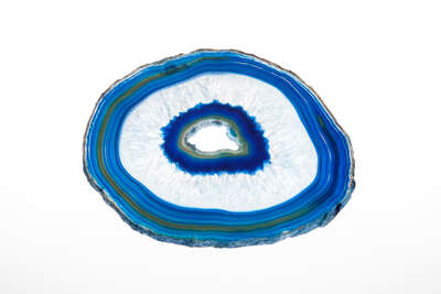 Agate Slice Blue