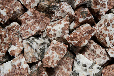 Garnet Grossular Vesuvianite Matrix