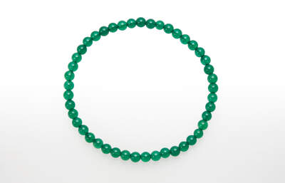 Agate Green Bead